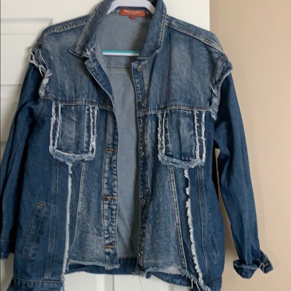 Distressed Jean Jacket - Picture 2 of 4